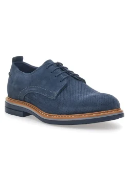 Scarpe Stringate Blu In Vera Pelle Pittarello Active 2401