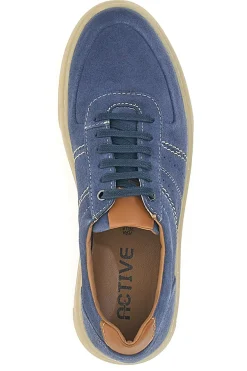 Scarpe Stringate Blu In Vera Pelle Pittarello Active 2421