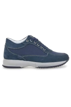 Scarpe Stringate Blu In Vera Pelle Made In Italy Jerpoint 620