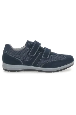 Scarpe Stringate Blu in Vera Pelle Made In Italy Imac 751571760109