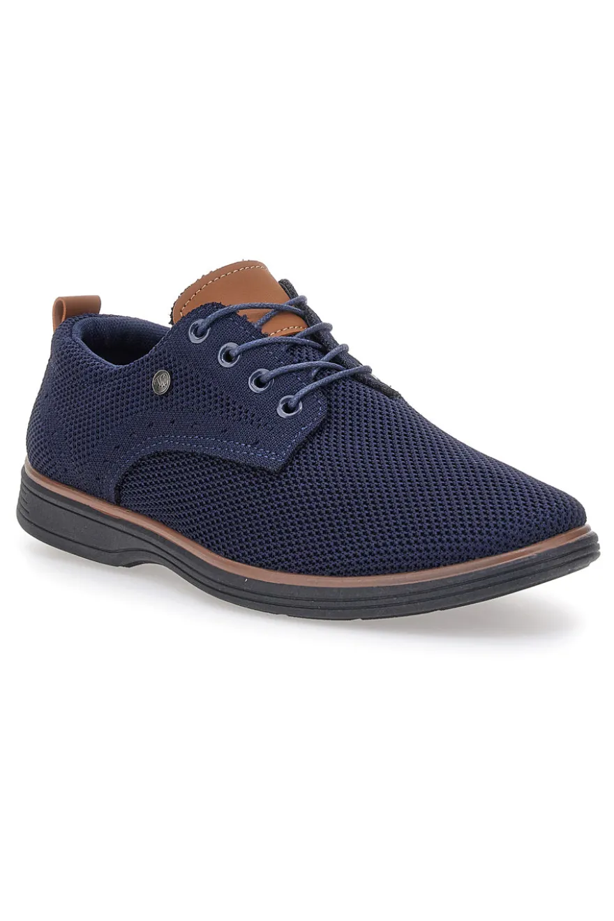 Scarpe Stringate Blu Johes Land 411205