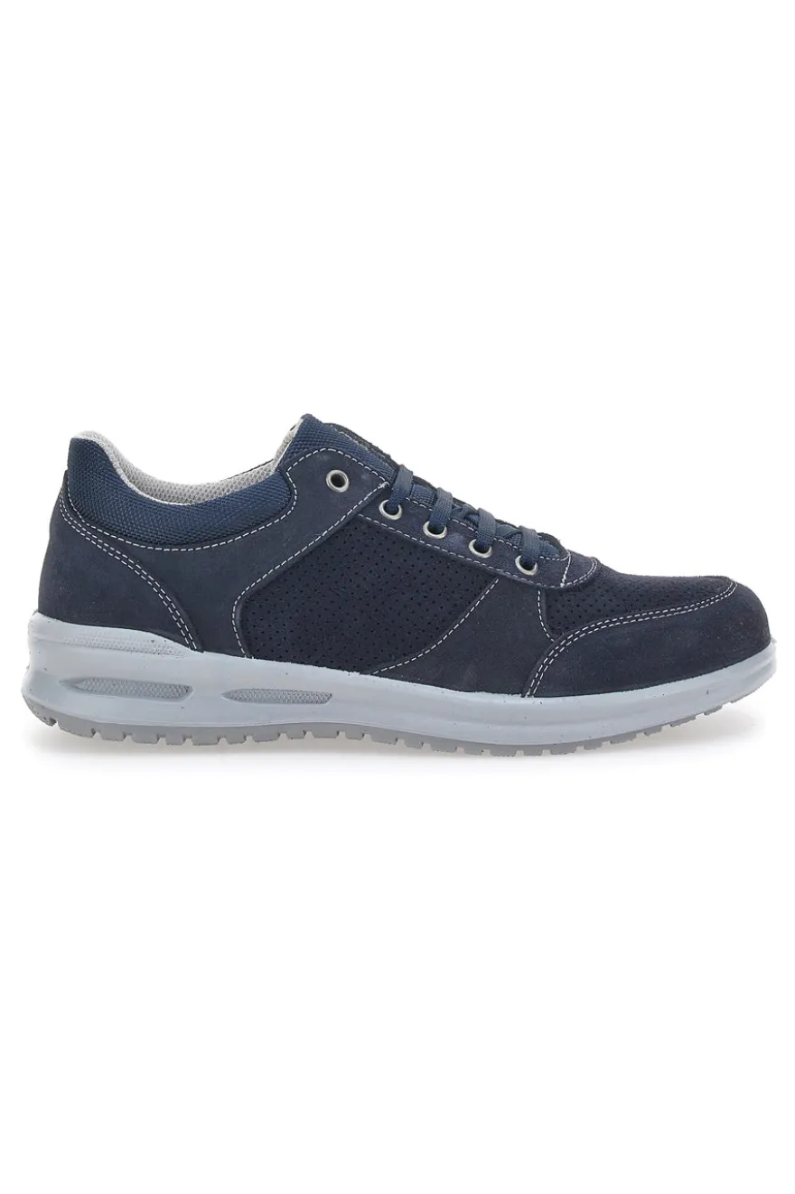 Scarpe Stringate Blu Made in Italy 23