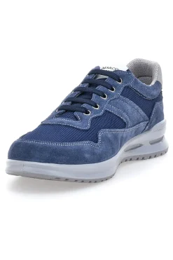 Scarpe stringate blu soft back sole energy Marco brandi 308