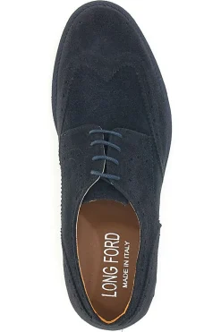 Scarpe Stringate Blu Vera Pelle Longford 595