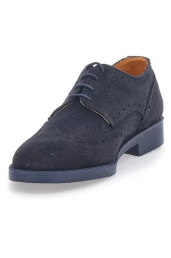 Scarpe Stringate Blu Vera Pelle Longford 595
