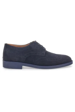 Scarpe Stringate Blu Vera Pelle Longford 595
