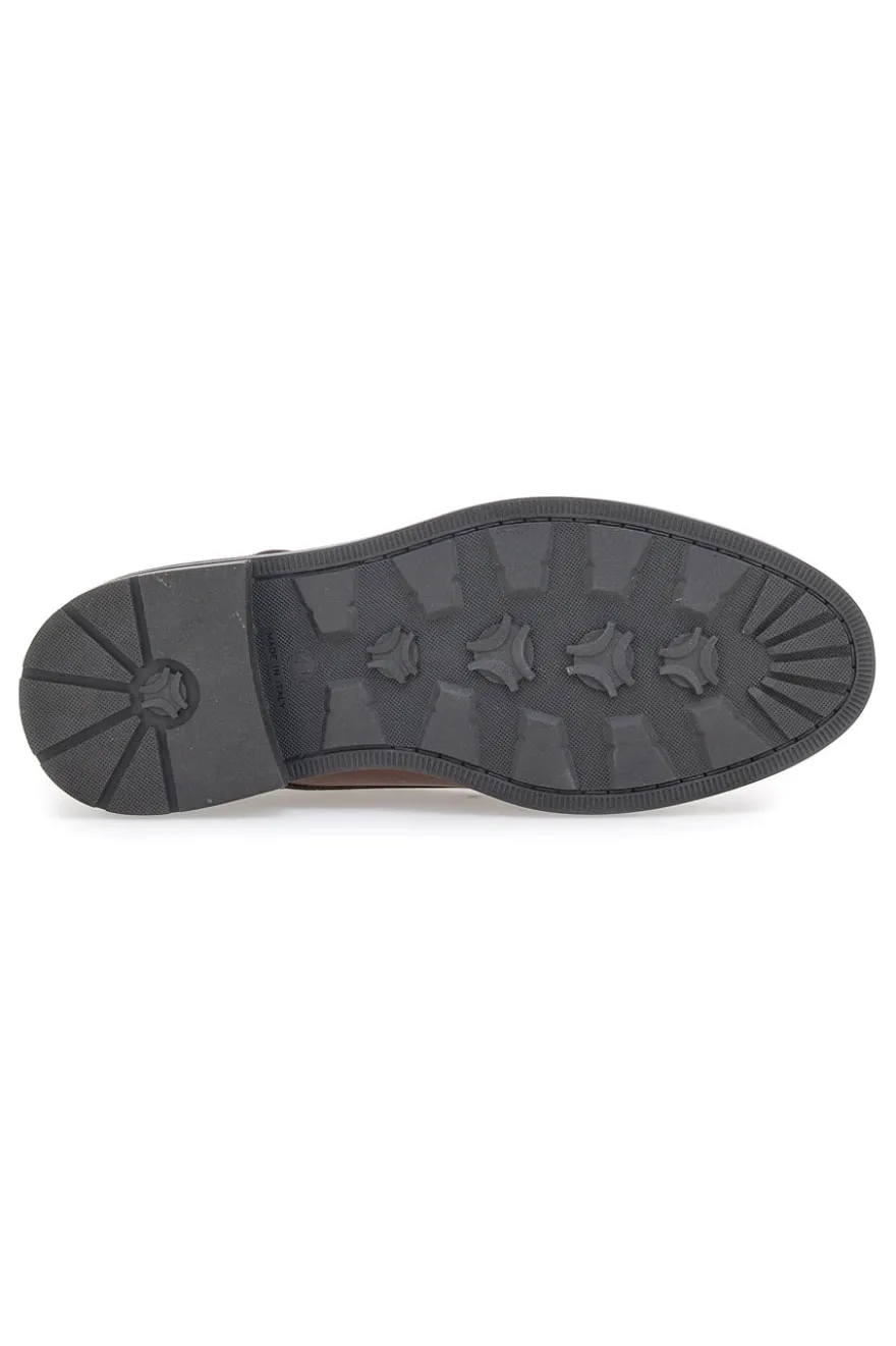 Scarpe Stringate Claremorris 222 Marroni Vera Pelle