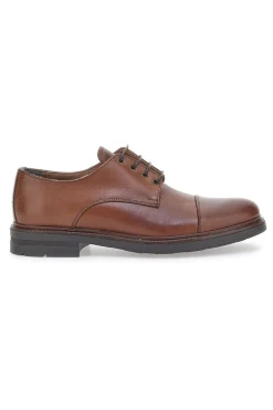 Scarpe Stringate Claremorris 222 Marroni Vera Pelle
