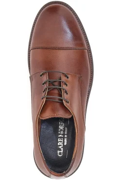 Scarpe Stringate Claremorris 222 Marroni Vera Pelle
