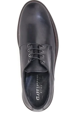 Scarpe Stringate Claremorris 220 Nero Vera Pelle