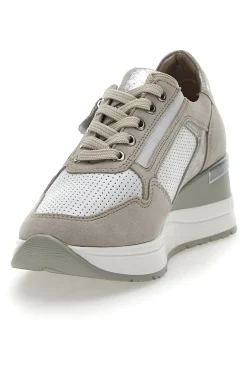 Scarpe Stringate con Platform Beige Pittarello Active 2204