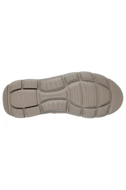Scarpe stringate cuoio in materiale tecnico con soletta Arch Fit Skechers Garza Rowan