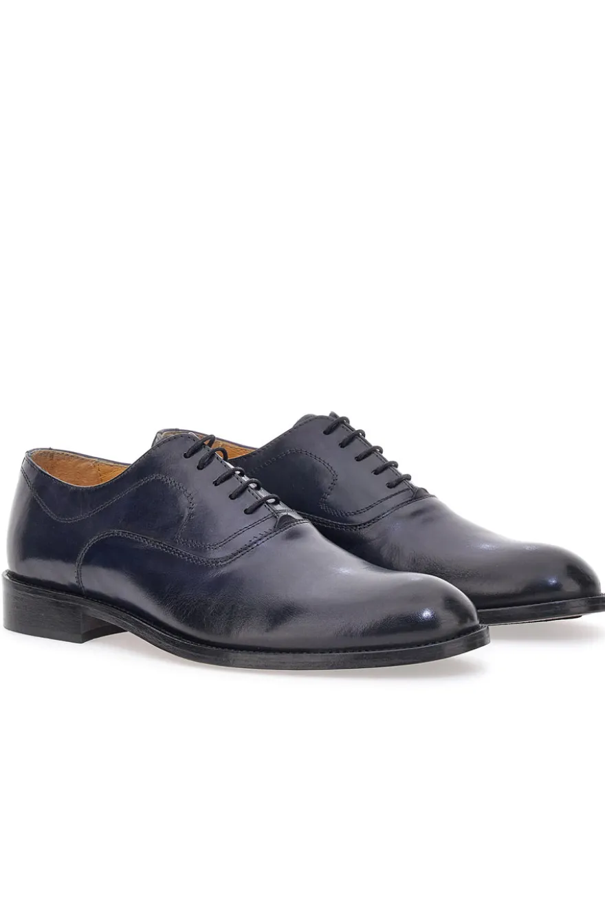 Scarpe Stringate Eleganti Blu Pittarello Plus 81