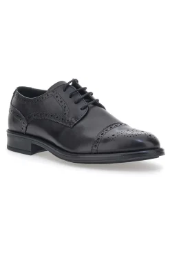 Scarpe Stringate Eleganti Andrea Bruni 11707 Nere