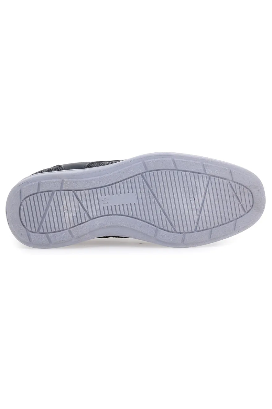 Scarpe Stringate Grigie Con Tomaia Mesh Johes Land 411215