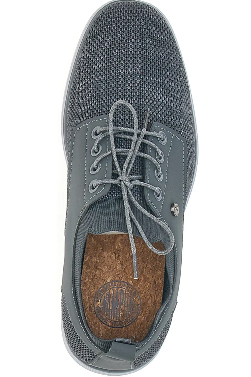 Scarpe Stringate Grigie Con Tomaia Mesh Johes Land 411215