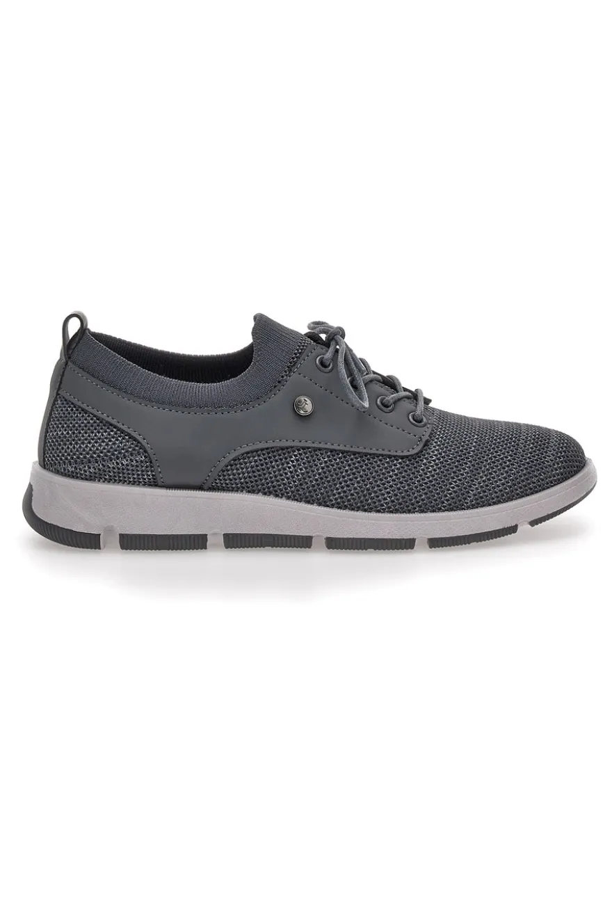 Scarpe Stringate Grigie Casual Johes Land JLM411100