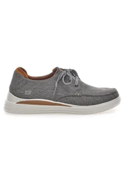 Scarpe Stringate Grigie Con Archfit e Skechers Proven Forenzo