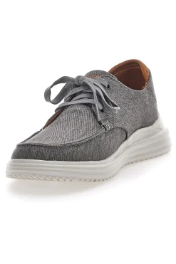 Scarpe Stringate Grigie Con Archfit e Skechers Proven Forenzo