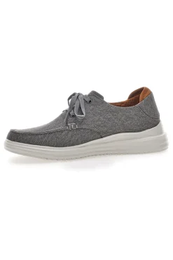 Scarpe Stringate Grigie Con Archfit e Skechers Proven Forenzo