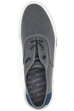 Scarpe Stringate Grigie in Tela Goodyear 41036