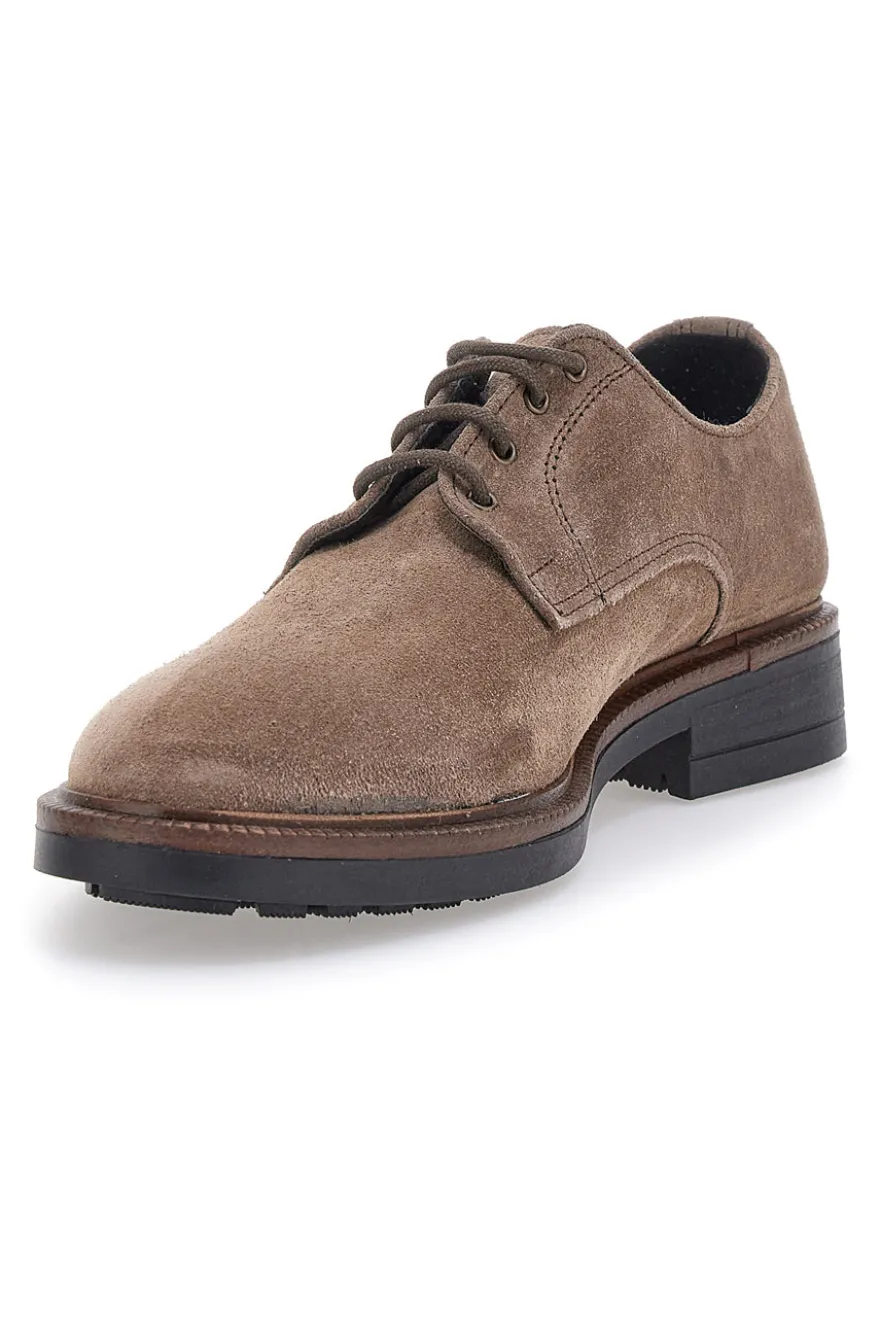 Scarpe stringate Grigio in pelle scamosciata Pittarello class 600
