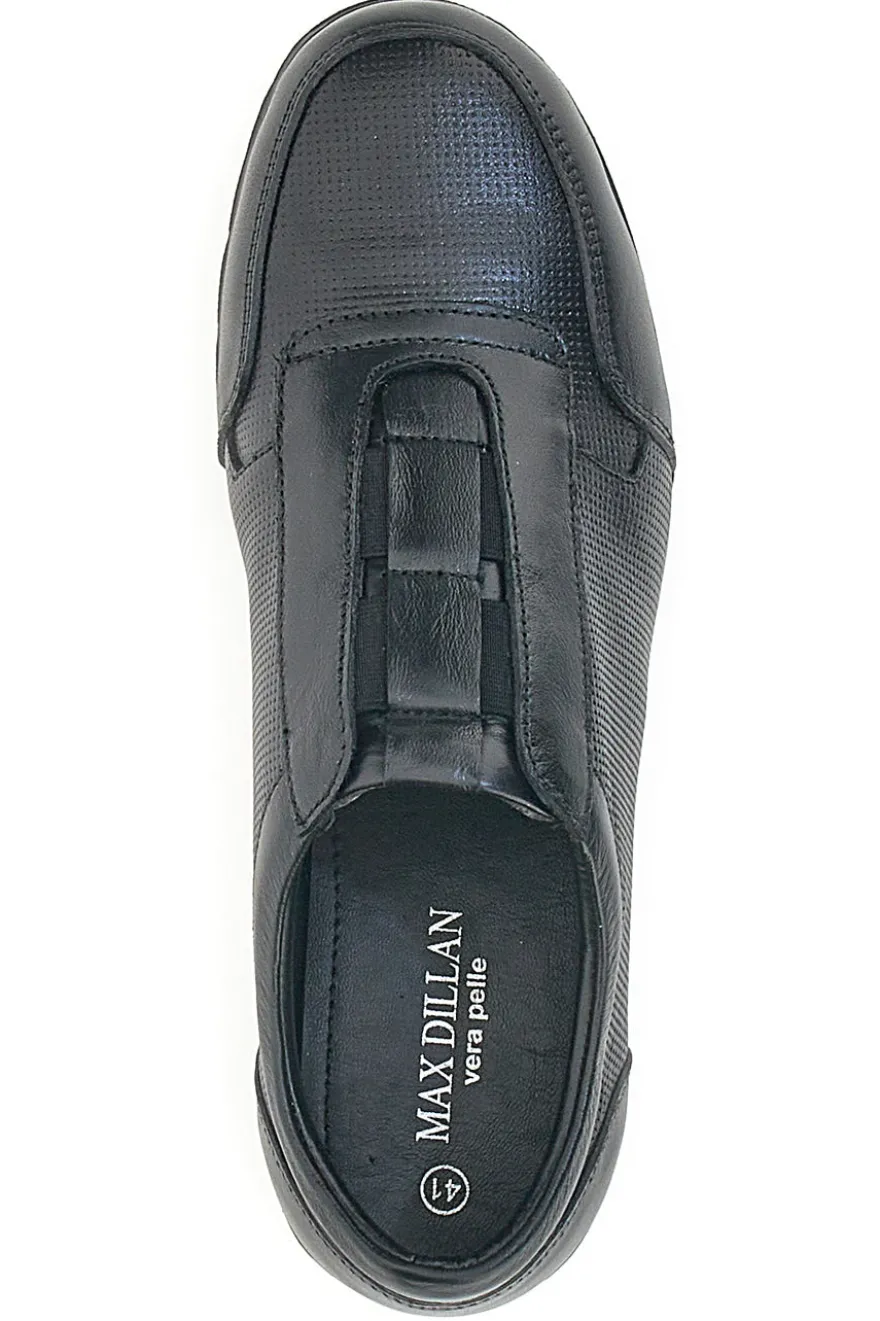 Scarpe Stringate In Pelle Nera Max Dillan 461