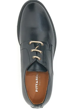 Scarpe Stringate in Pelle Nera Pittarello 0728