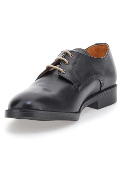 Scarpe Stringate in Pelle Nera Pittarello 0728