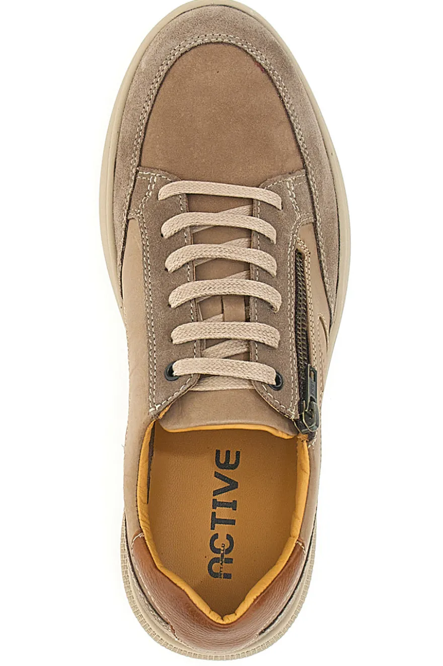 Scarpe Stringate in Vera Pelle Marroni Pittarello ACTIVE 2406