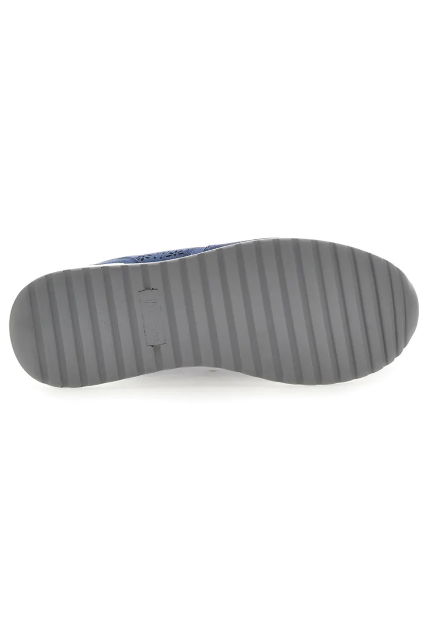 Scarpe Stringate Jeans con Tomaia Decorata INBLU 426 IN