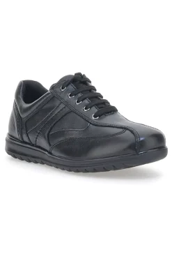 Scarpe Stringate Longford 460 Nere Vera Pelle