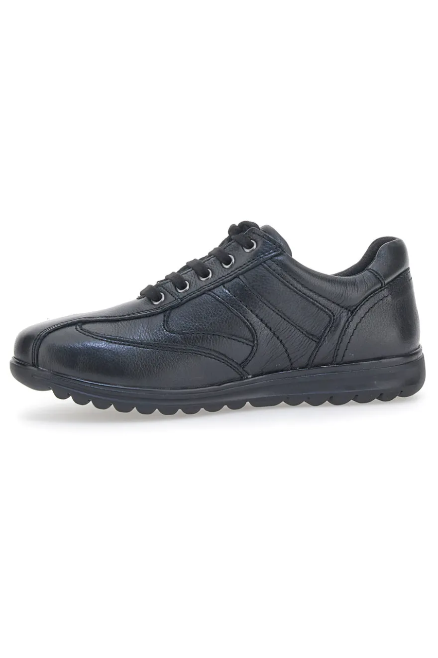 Scarpe Stringate Longford 460 Nere Vera Pelle