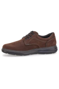 Scarpe stringate marroni in pelle Imac 85130930263017