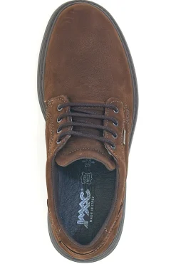 Scarpe stringate marroni in pelle Imac 85130930263017