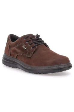 Scarpe stringate marroni in pelle Imac 85130930263017