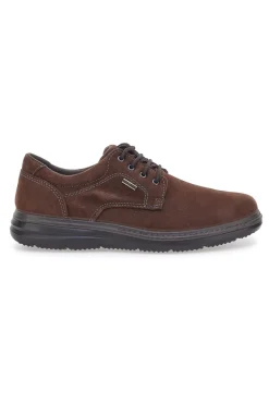 Scarpe stringate marroni in pelle Imac 85130930263017