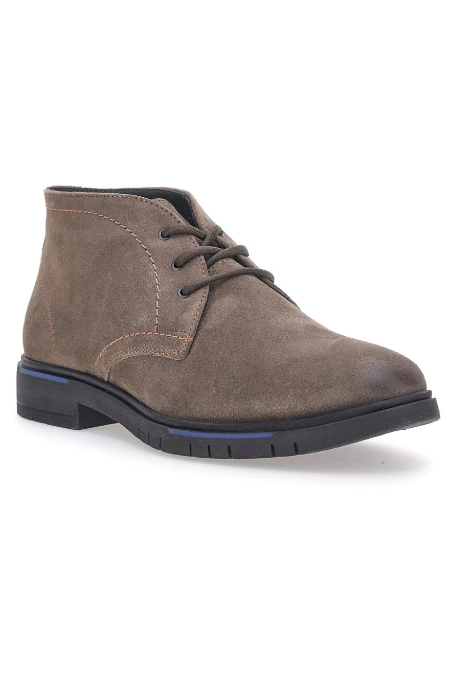 Scarpe Stringate Marroni Output 73053