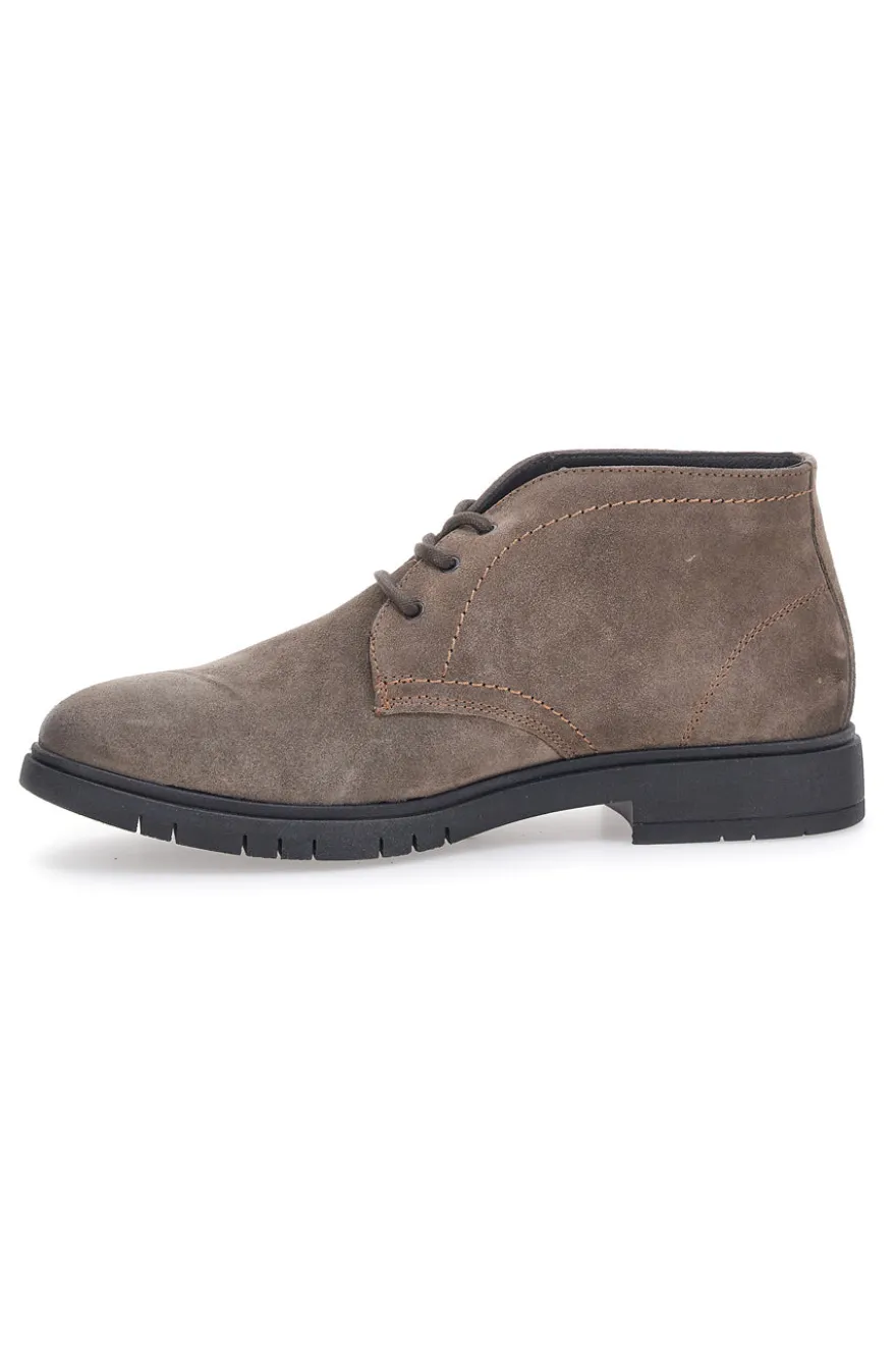 Scarpe Stringate Marroni Output 73053