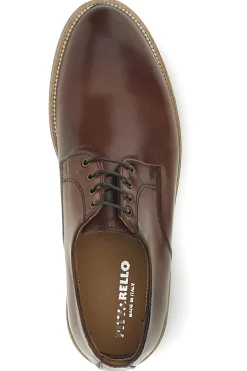 Scarpe stringate marroni in vera pelle Pittarello 600