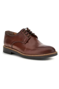 Scarpe stringate marroni in vera pelle Pittarello 600