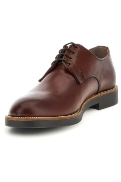 Scarpe stringate marroni in vera pelle Pittarello 600
