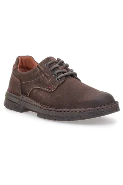 Scarpe stringate marroni in pelle Pittarello eco 252900002