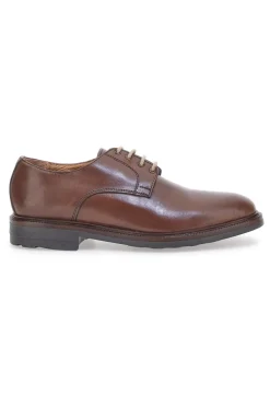 Scarpe Stringate Marroni In Pelle Pittarello 6525