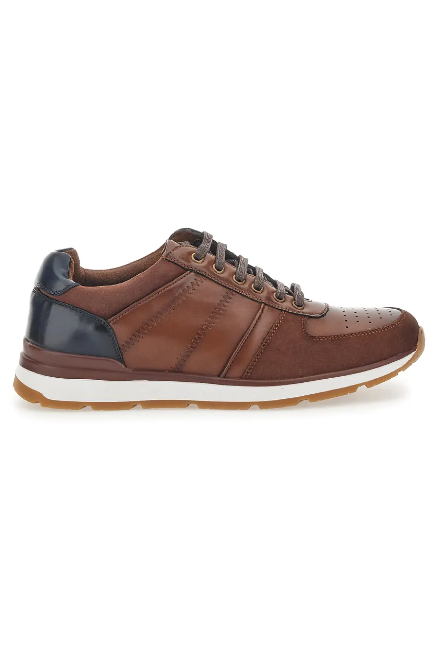 Scarpe Stringate Marroni da Uomo Johes Land 225754
