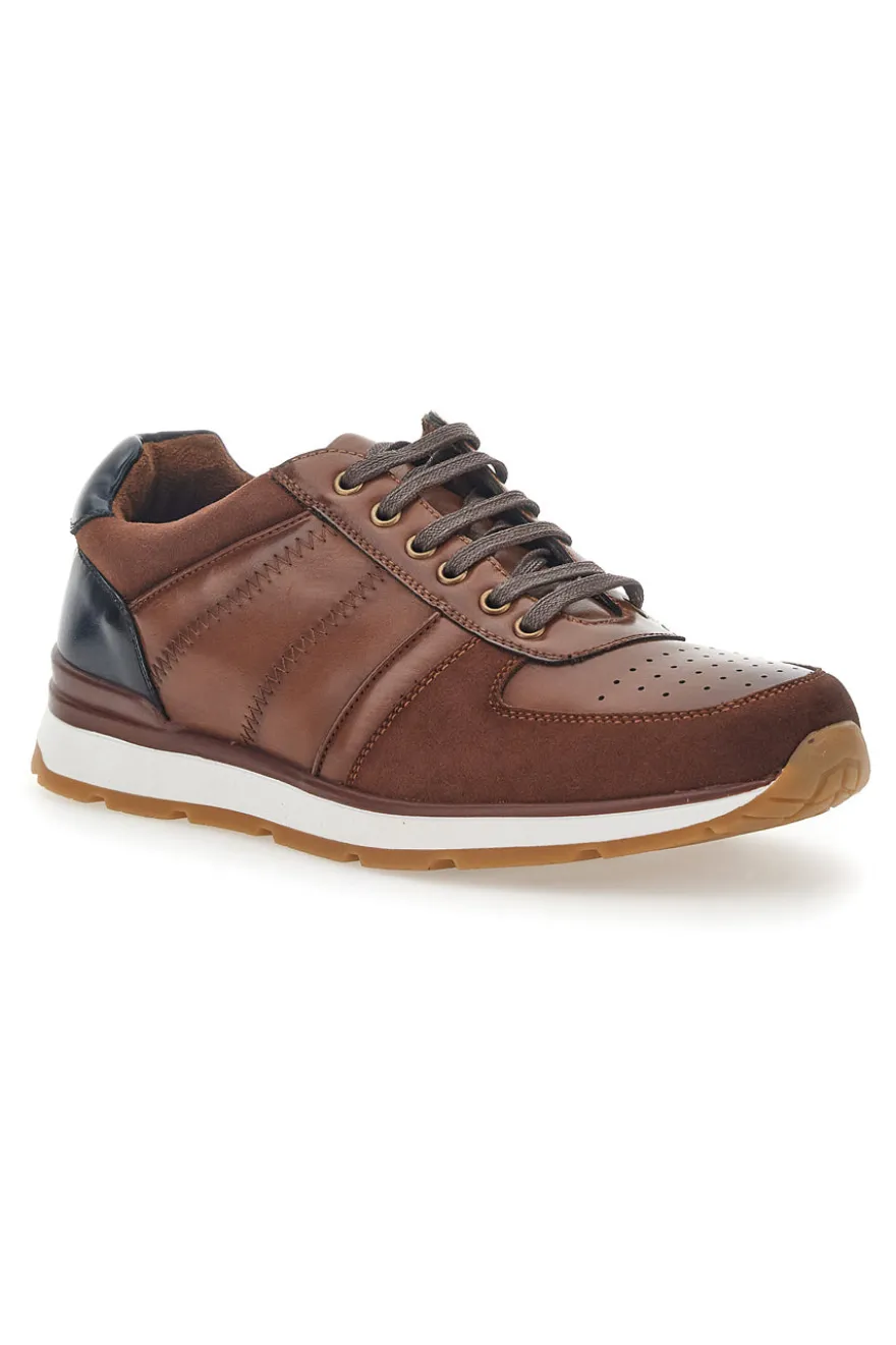 Scarpe Stringate Marroni da Uomo Johes Land 225754