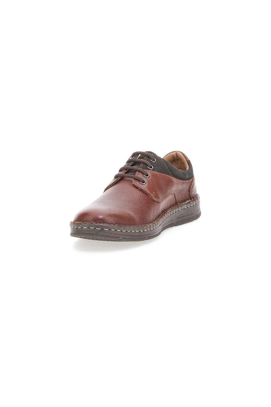 Scarpe Stringate Marroni e Nere in Vera Pelle ALTEMBERG 24120