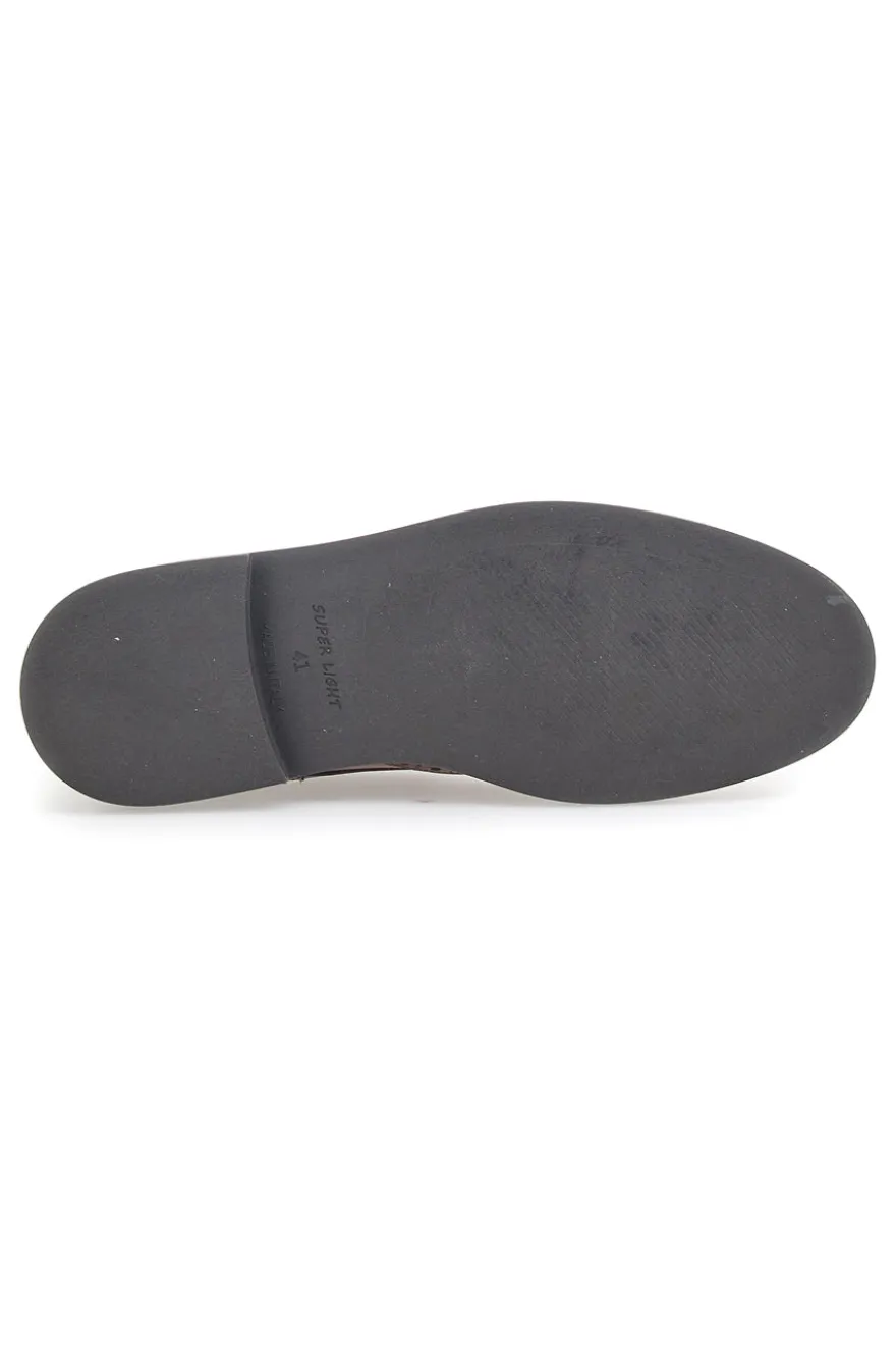 Scarpe Stringate Marroni Con Ricamo All'Inglese Pittarello 8023