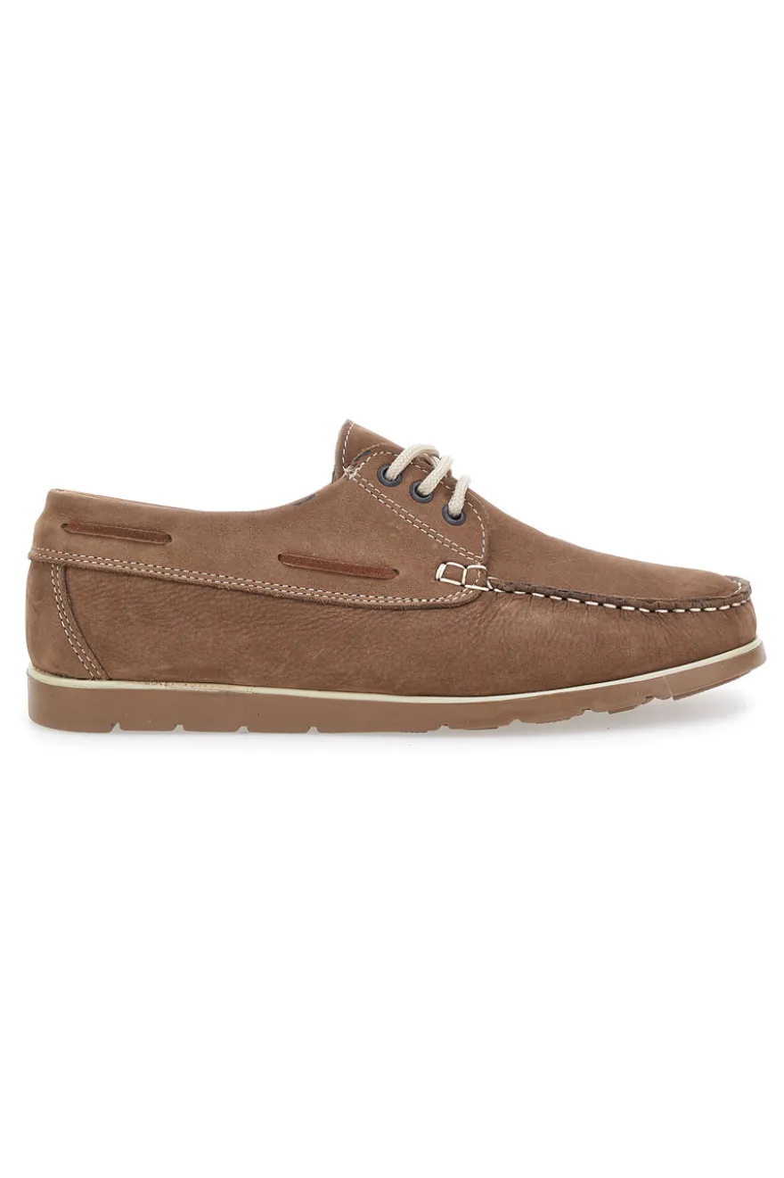 Scarpe Stringate Marroni In Vera Pelle Made in Italy Jerpoint 09