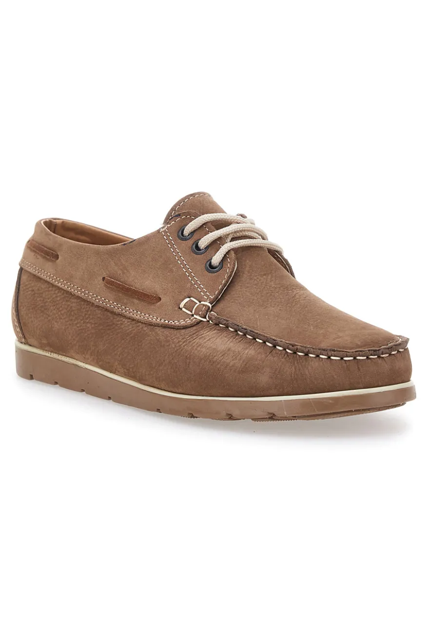 Scarpe Stringate Marroni In Vera Pelle Made in Italy Jerpoint 09